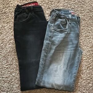Levi's Athletic Fit and Wrangler Jeans - dark blue and Light Blue